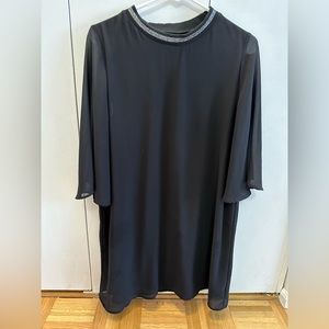 Zara black cocktail dress